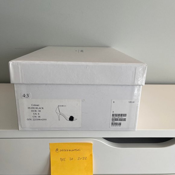 & Other Stories Tassle Pumps in Black Suede - Picture 4 of 8